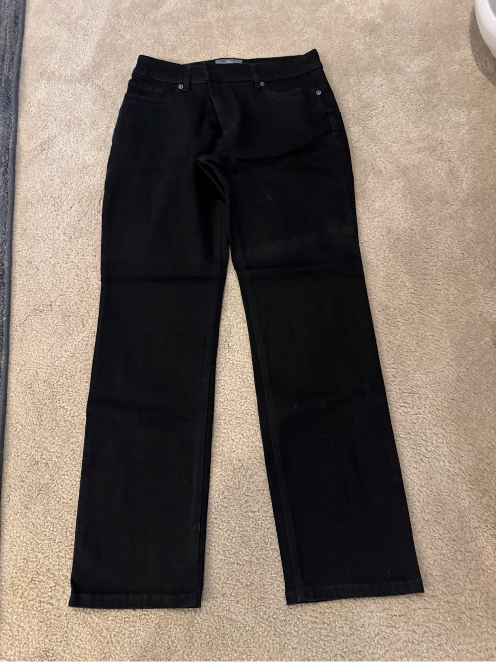 Chico's Women’s Black Straight Jeans